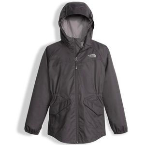 The North Face Sophie Rain Parka Girls Jacket in Slate, size 10 - 12